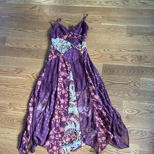Purple free people dress